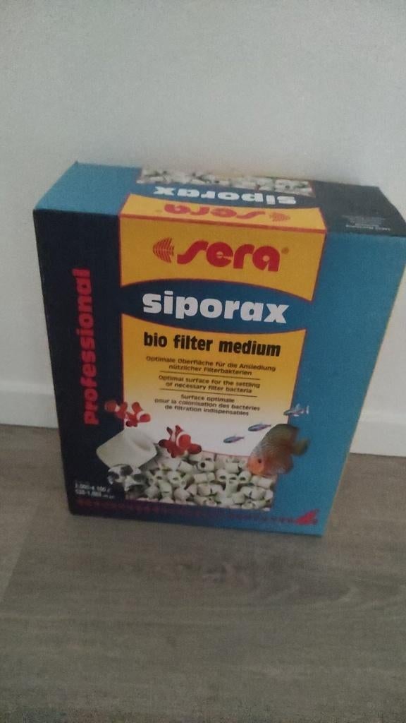 Sera Siporax bio filter medium voor aquarium, Ophalen, Nieuw
