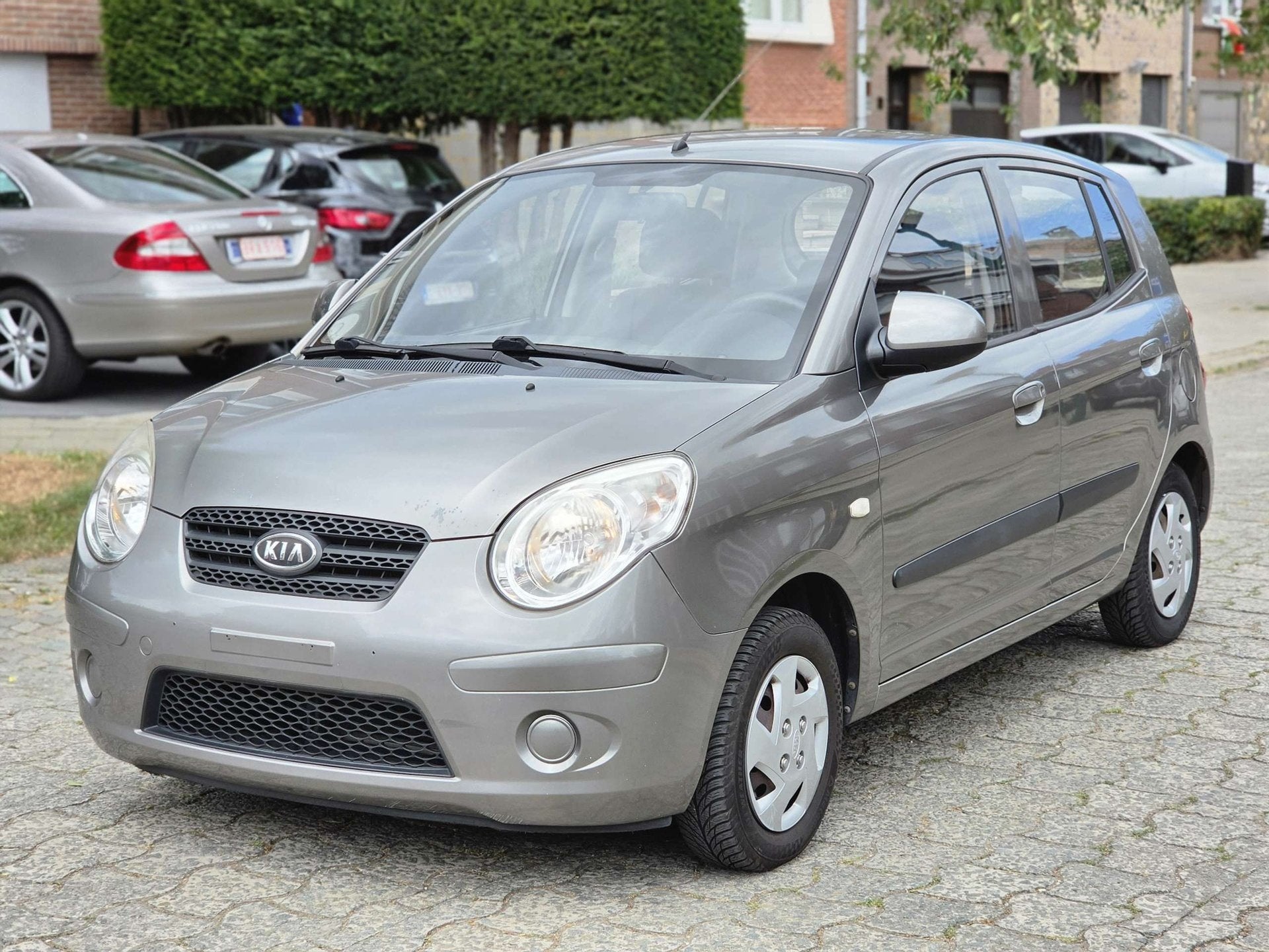 Kia Picanto 1.0i 12v 1E EIGENAAR / VOLLEDIGE ONDERHOUDSBOEKJ, Auto's, 4 zetels, Startonderbreker, Gebruikt, Zwart