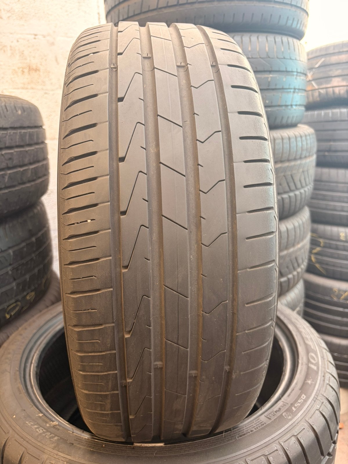 215 45r18 Hankook avec montage et équilibrage, Autos : Pièces & Accessoires, Enlèvement, Utilisé