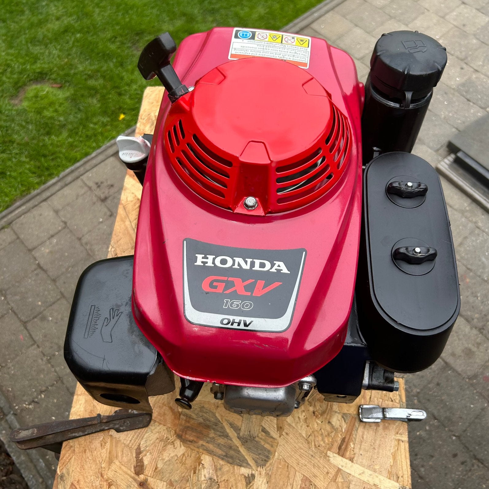 Honda GXV160 Motor (GJABH) – Cardan & Nieuwe Carbu, Ophalen, Zo goed als nieuw, Benzine-grasmaaier