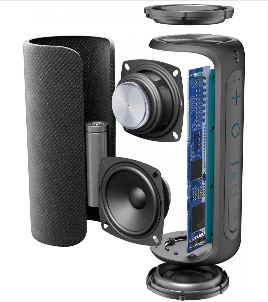 Nieuwe bluetoothspeaker AQL Thunder..., Audio, Tv en Foto, Luidsprekerboxen, Ophalen of Verzenden, Nieuw, Minder dan 60 watt, Front, Rear of Stereo speakers
