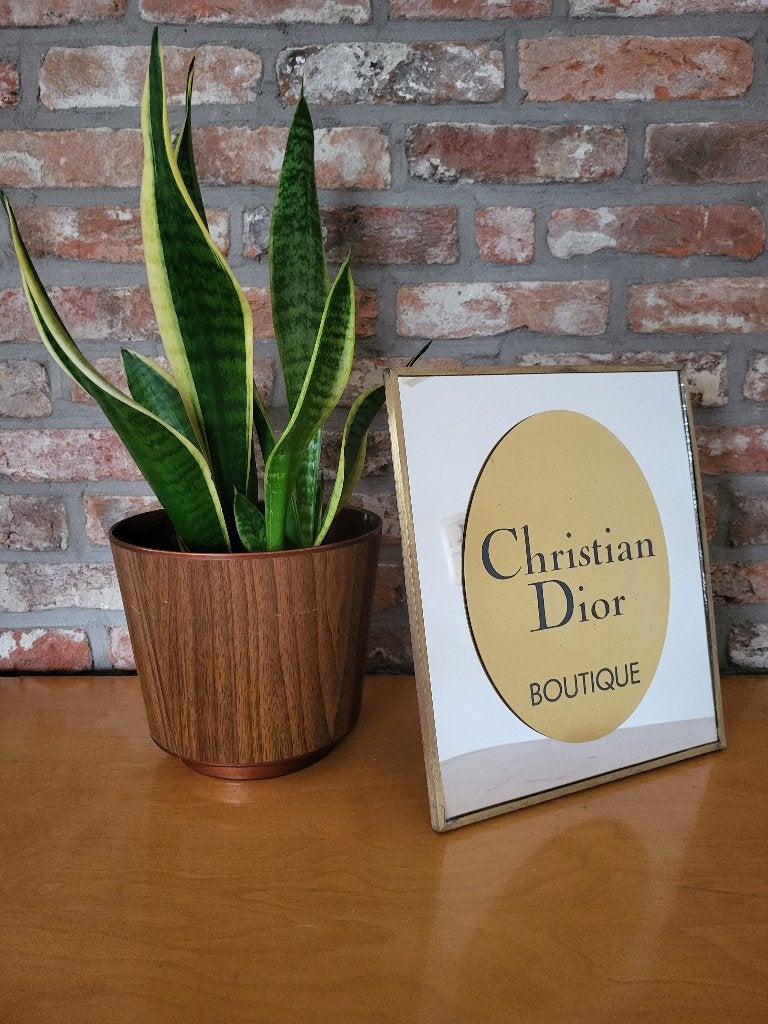 Rechthoekige spiegel, boutique Christian Dior,, Ophalen of Verzenden
