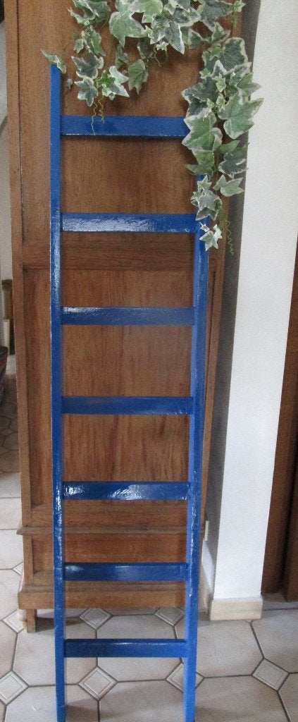 eiken ladder als decoratie of trap voor stappelbed, Doe-het-zelf en Bouw, Ophalen, Gebruikt, Ladder, Minder dan 2 meter