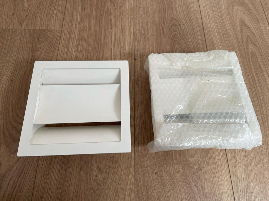 2 Grilles aération pour foyer, Ophalen, Nieuw, Afzuiger