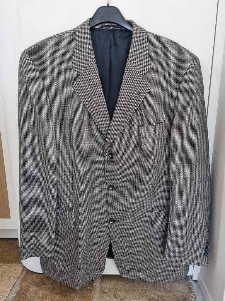 Zwart-witte blazer Roy Robson maat 56/3XL, Kleding | Heren, Kostuums en vesten, Zo goed als nieuw, Maat 56/58 (XL), Zwart, Ophalen of Verzenden