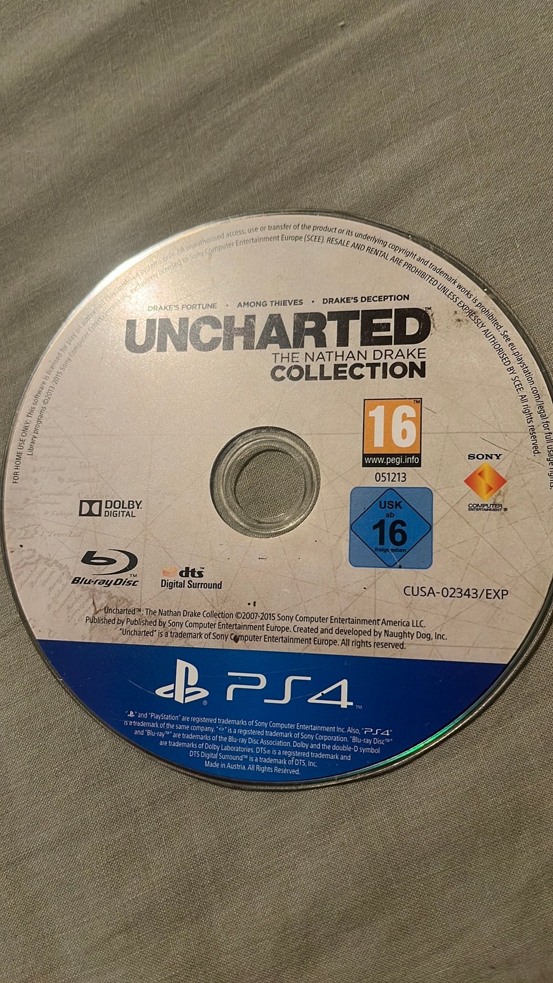 Uncharted ps4, Games en Spelcomputers, Ophalen, Zo goed als nieuw