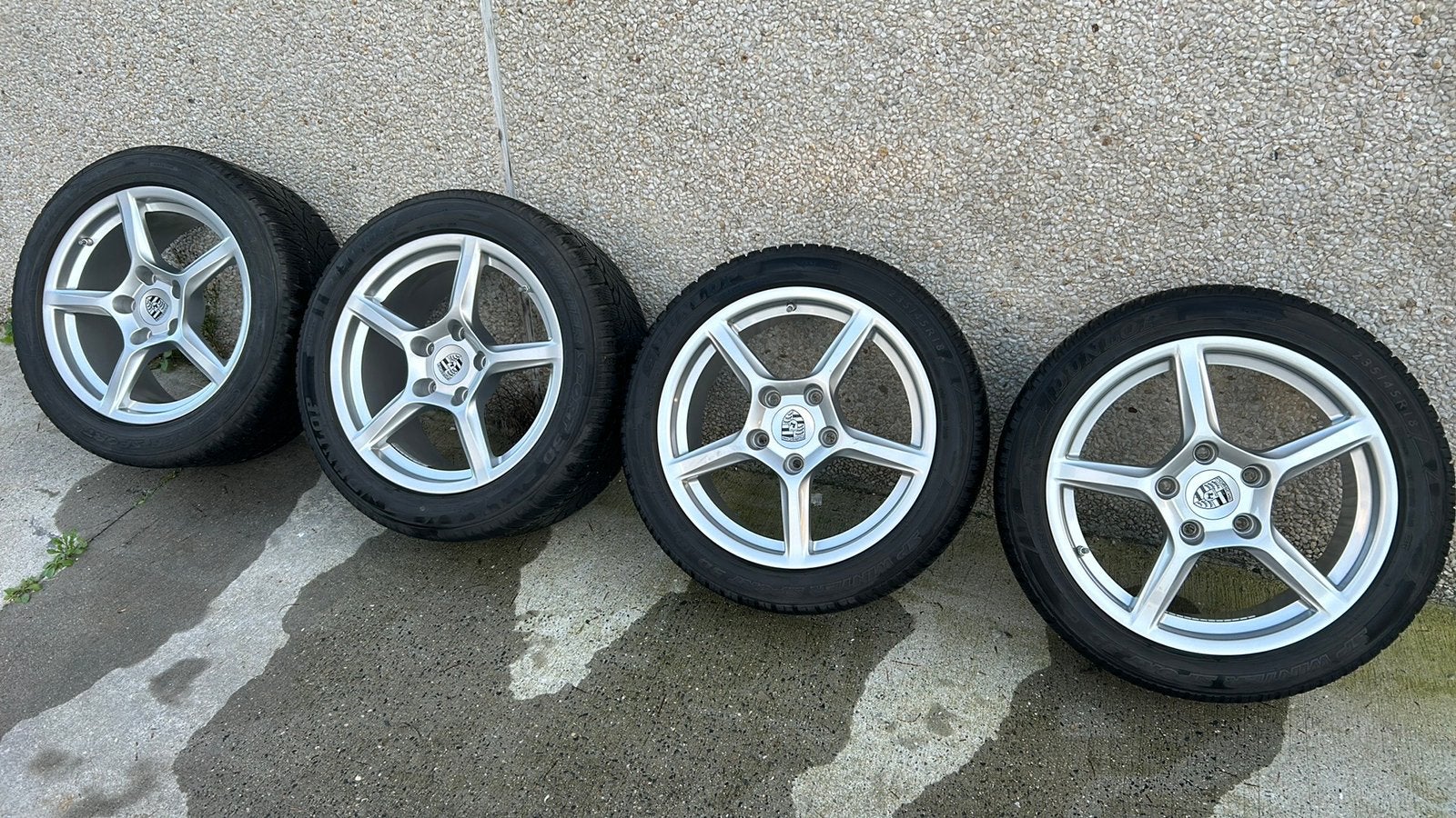 Set roues Porsche 718 (type 981) 18 pouces., Enlèvement, Utilisé, 18 pouces