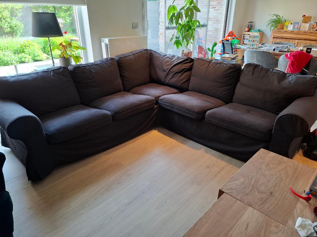GRATIS - IKEA hoekbank, 75 à 100 cm, Banc d'angle, Modern / landelijk, Enlèvement
