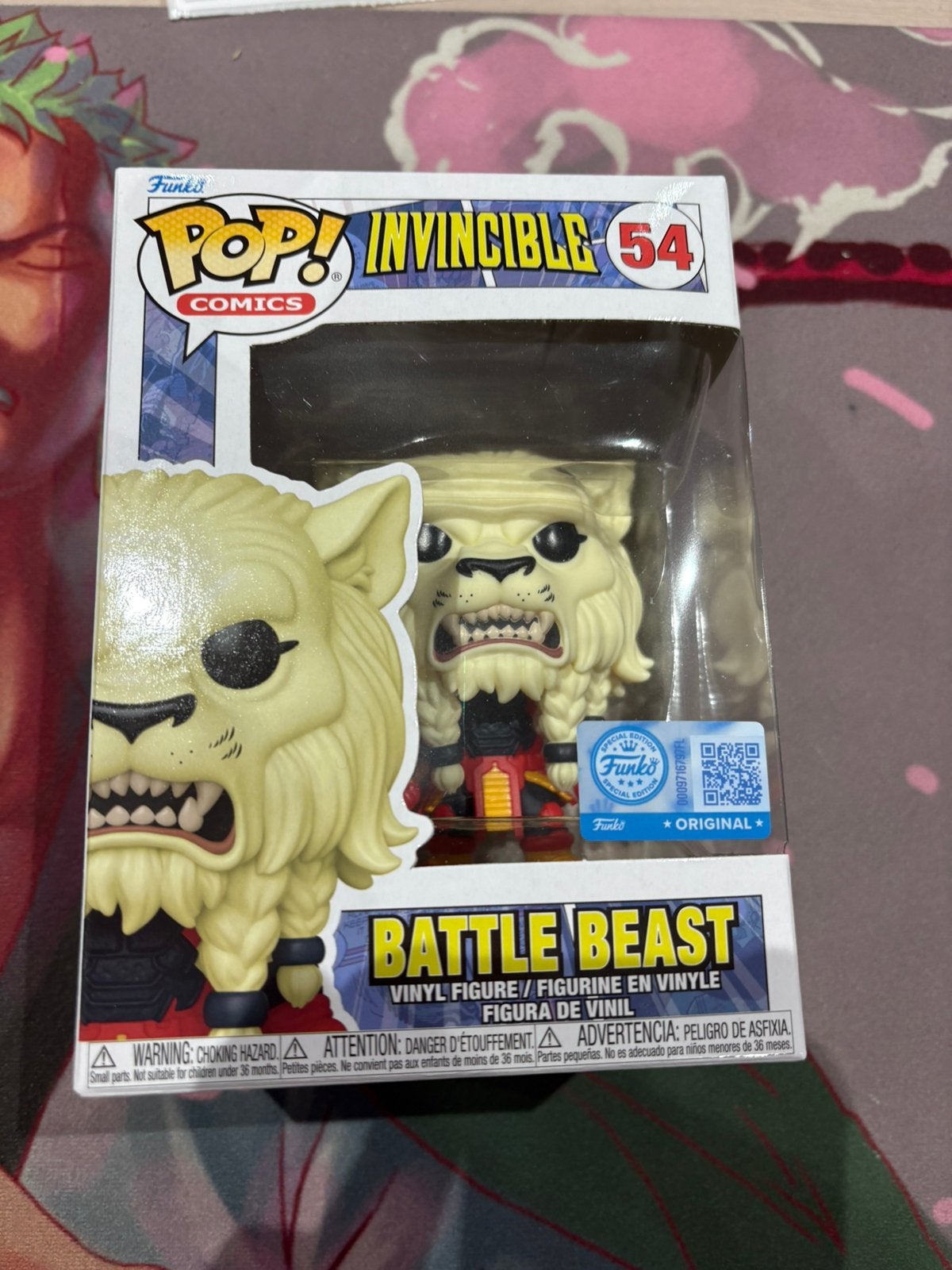 Funko Pop! Comics Invincible 54 Battle Beast Special Edition, Ophalen of Verzenden, Zo goed als nieuw