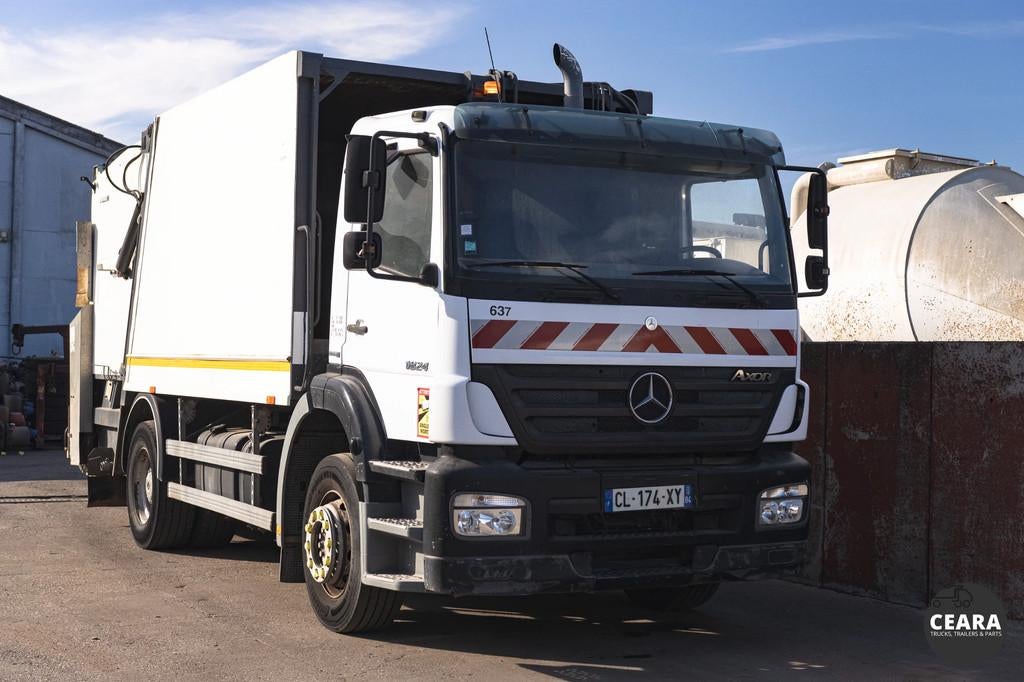 Mercedes-Benz Axor 1824 FAUN 14m3 115.000 km! (bj 2008), Auto's, Achterwielaandrijving, Mercedes-Benz, Bedrijf, Diesel