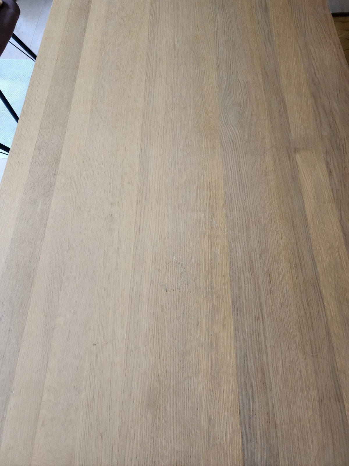 table en chêne, Maison & Meubles, Enlèvement, Utilisé, Beige, Klassiek