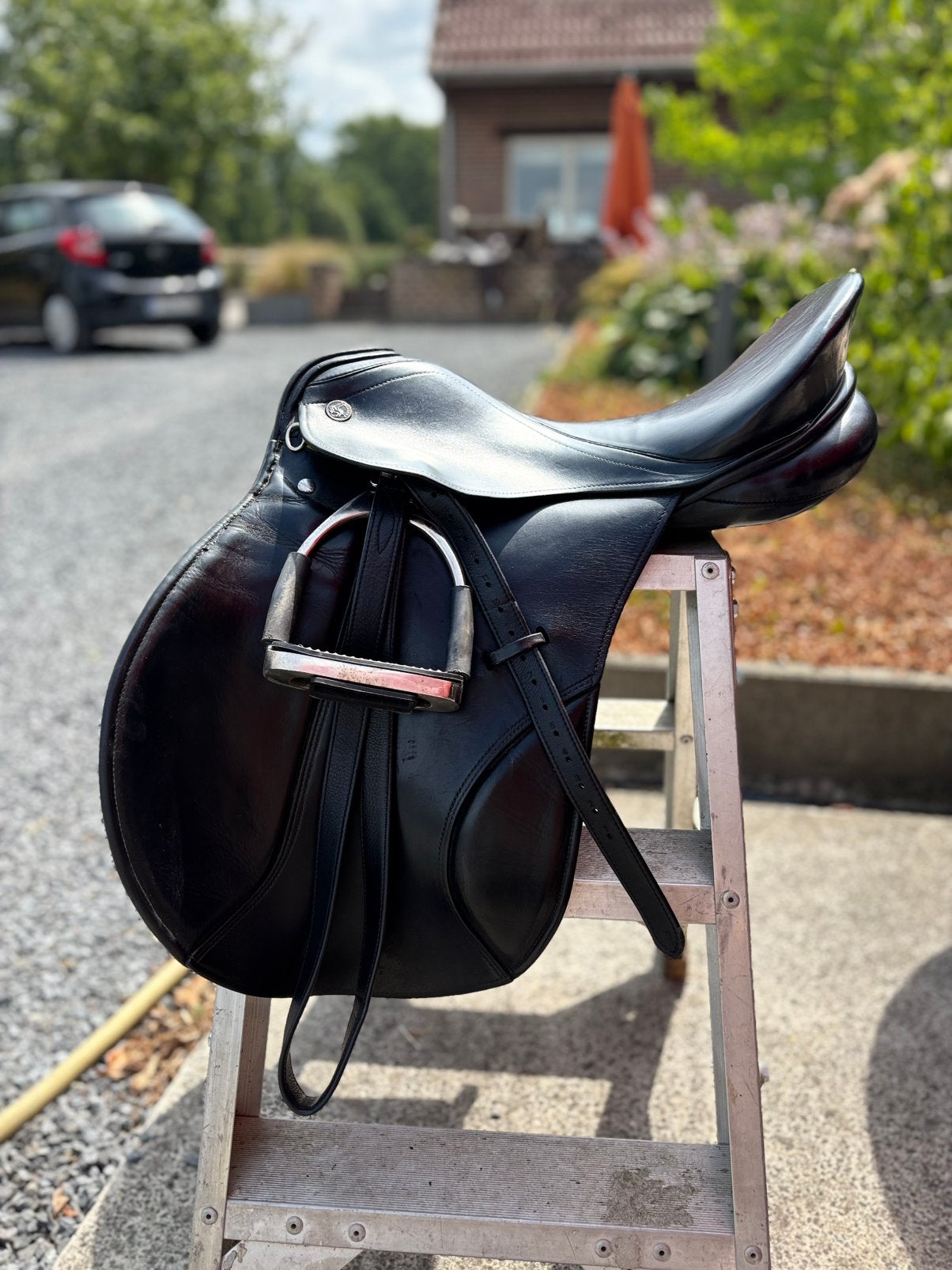 Kieffer veelzijdigheidszadel te koop, Dieren en Toebehoren, Paarden en Pony's | Zadels, L (17.5 inch), Gebruikt, Smal, Ophalen of Verzenden
