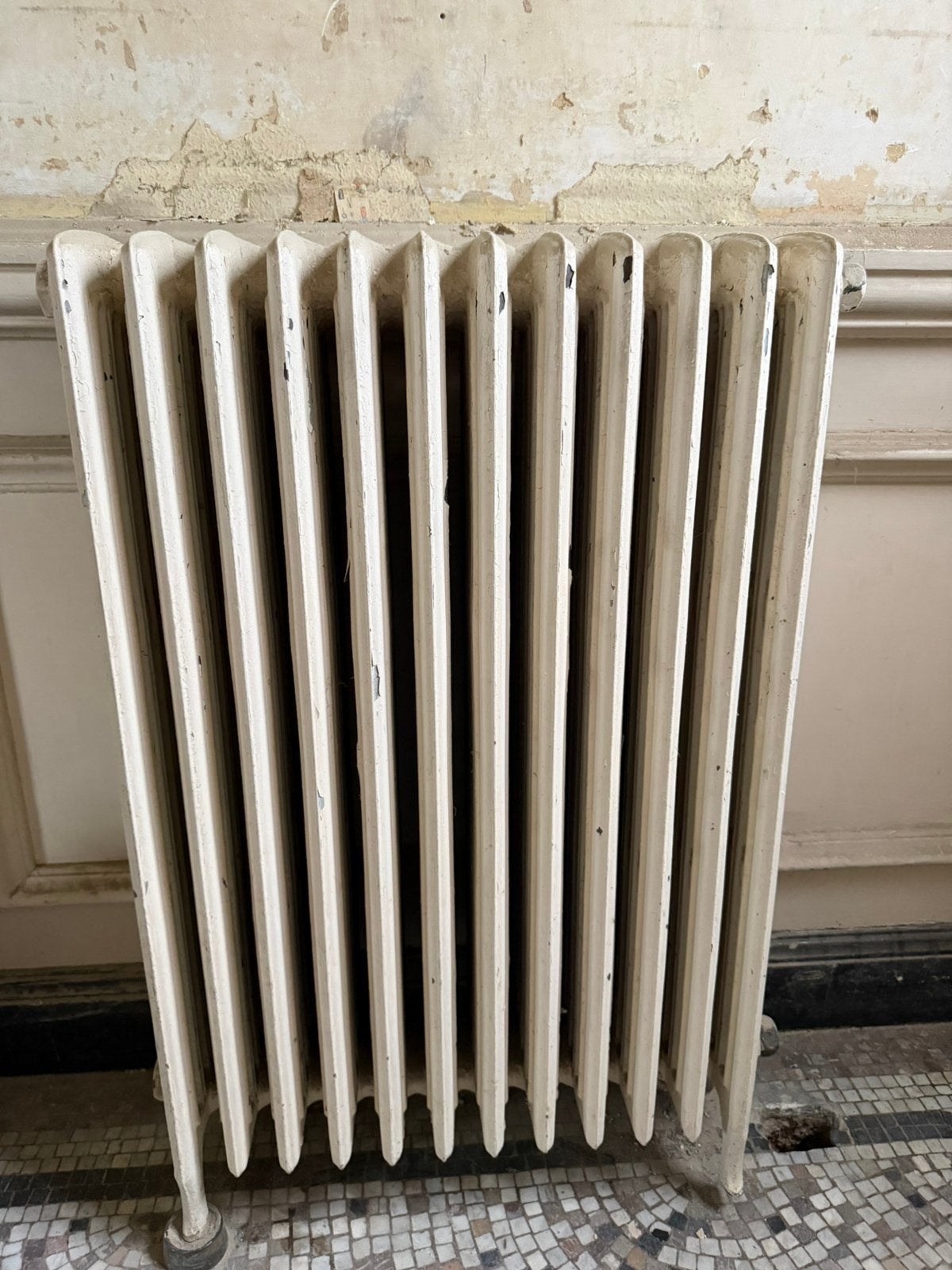 Lot de 9 radiateurs en fonte anciens, Doe-het-zelf en Bouw, Verwarming en Radiatoren, Ophalen, Gebruikt, Radiator