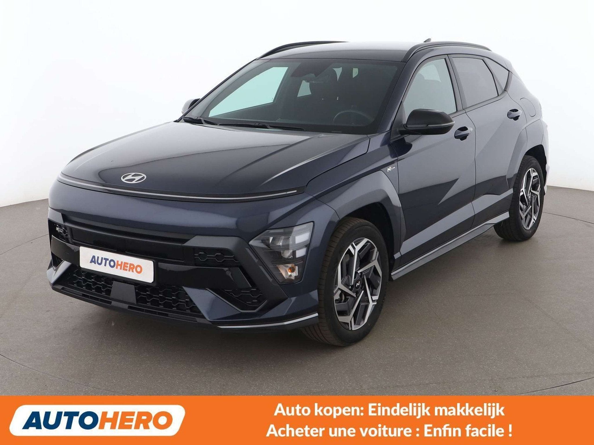 Hyundai KONA 1.6 Hybrid N Line 2WD (automatique), https://public.car-pass.be/vhr/f8f298d1-1faa-44dd-b85b-bdebe6eb8c3f, Achat, Noir