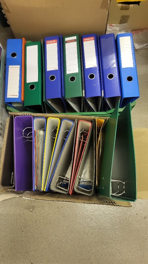 klasseurs en kaften Diverse Kleuren 0.5 € per stuk, Diversen, Schoolbenodigdheden, Ophalen of Verzenden, Zo goed als nieuw