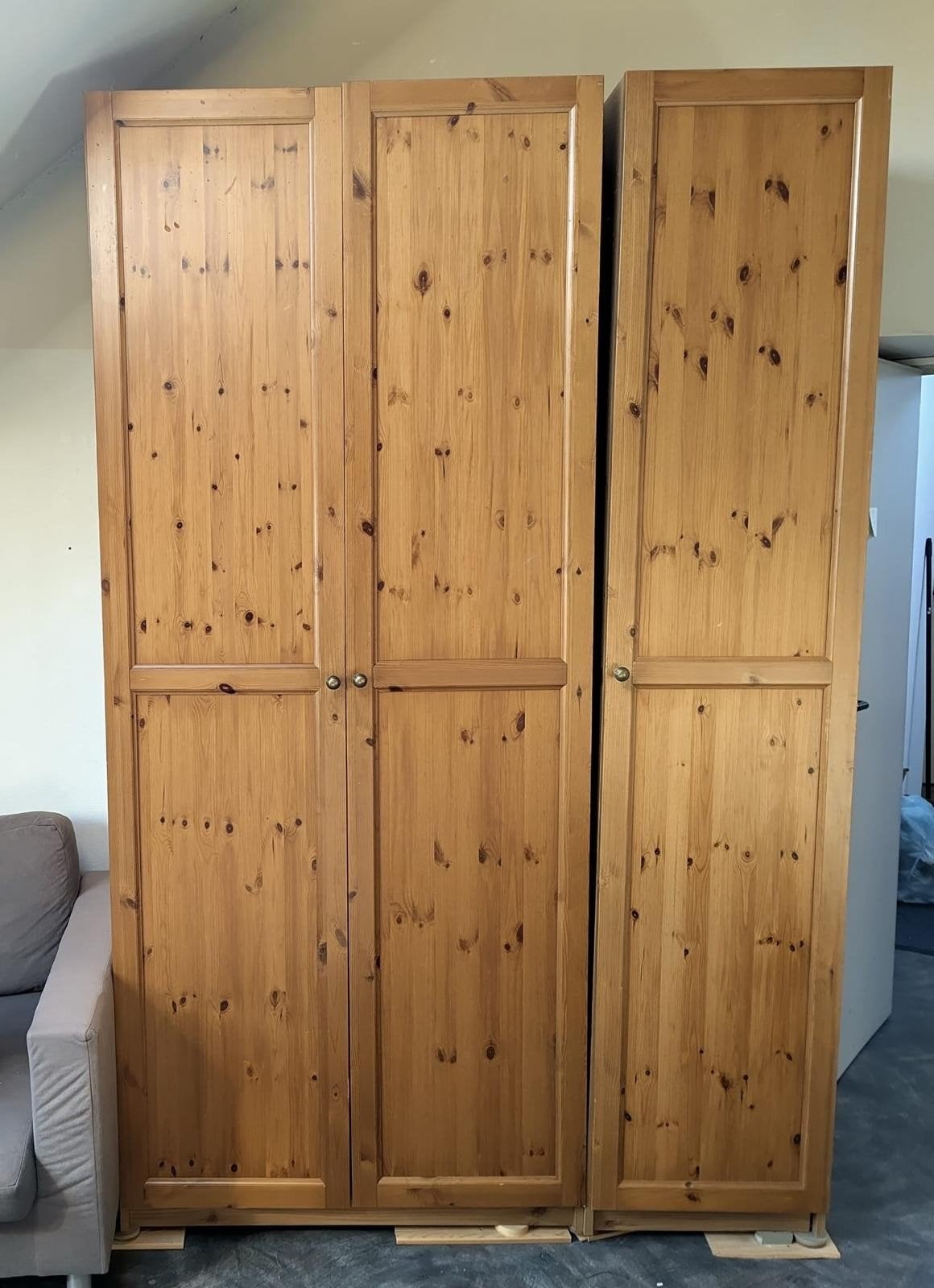 armoire en bois, Enlèvement