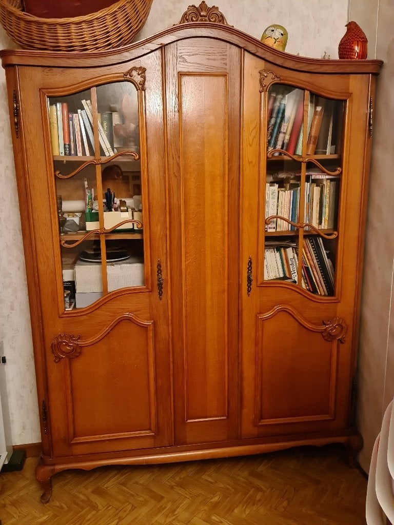 Bibliothèque en chêne, Maison & Meubles, Armoires | Bibliothèques, Avec porte(s), 25 à 50 cm, 100 à 150 cm, Enlèvement