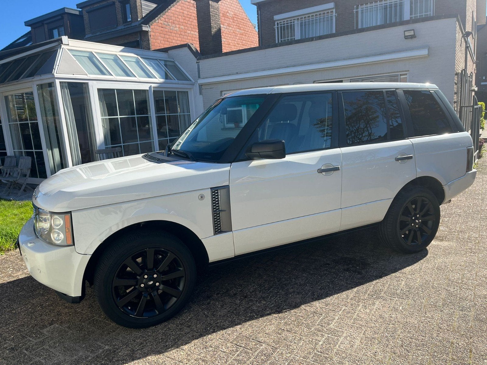 Range Rover 4.2 Supercharged 396 pk Lichte vracht !, Autos, Land Rover, Cuir, 4200 cm³, 2 places, Noir