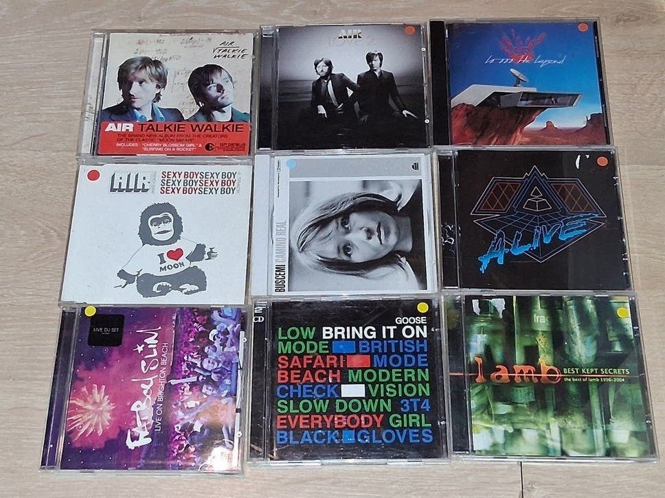 Cd´s Air, Buscemi, Daft punk, Fatboy slim, Goose, Lamb, Enlèvement ou Envoi, Comme neuf, Autres genres