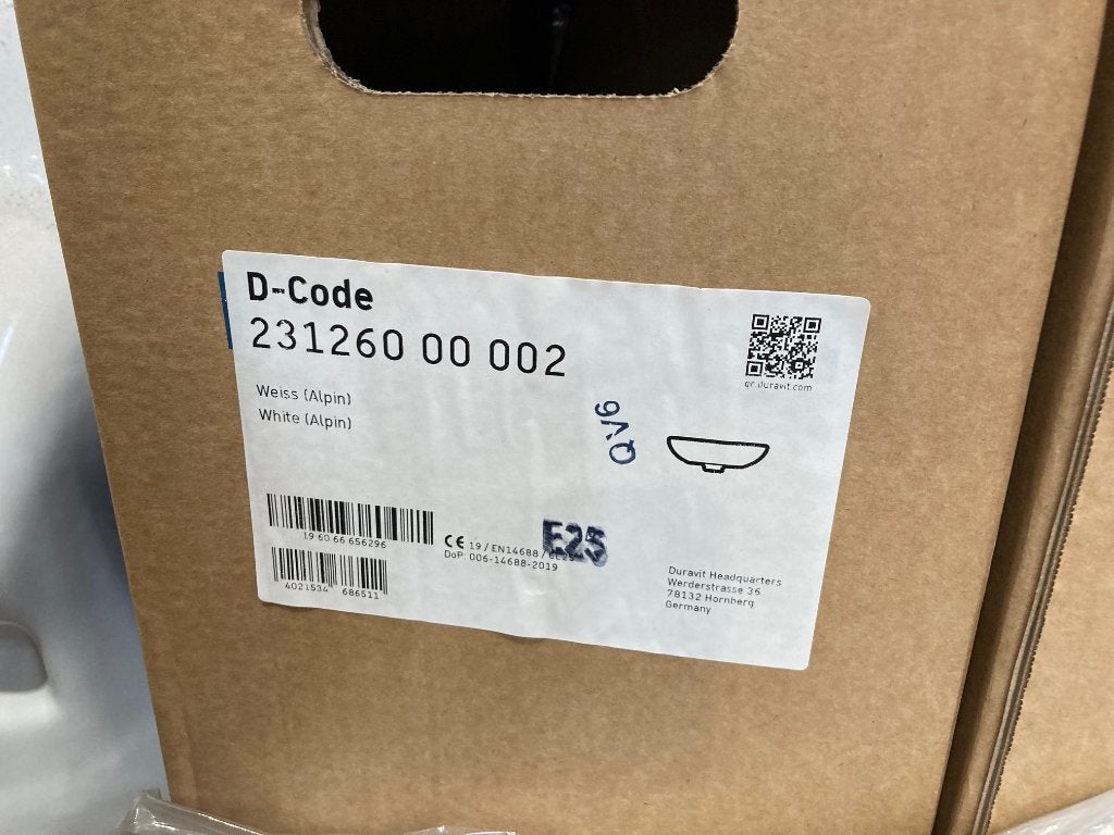 nieuwe duravit lavabo, Enlèvement