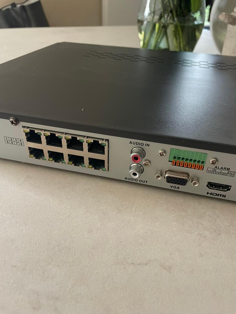 Hikvision opnametoestel - NVR - 8 kanaals IP, TV, Hi-fi & Vidéo, Enlèvement, Comme neuf
