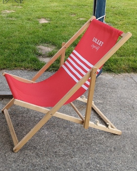 lillet strandstoel, Tuin en Terras, Ophalen of Verzenden