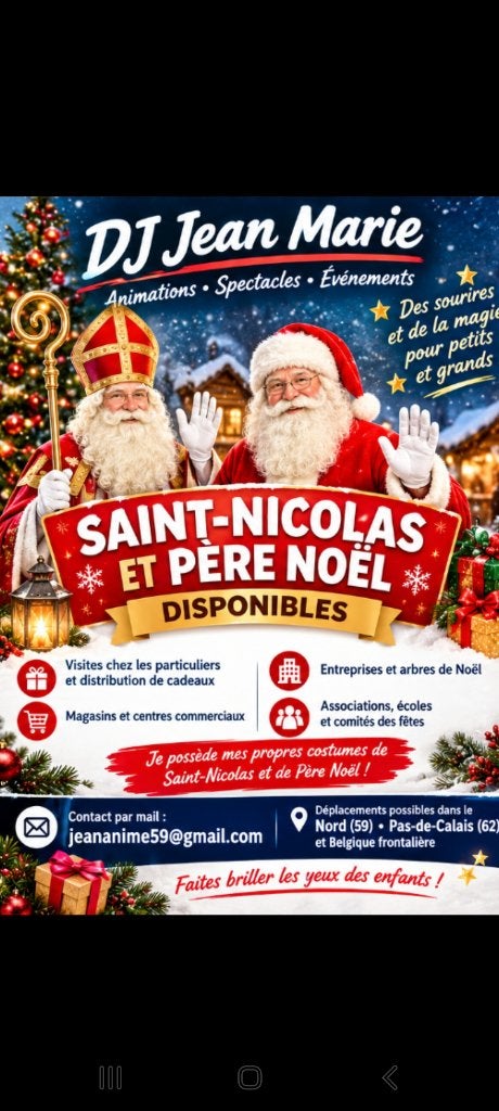 PERE NOEL ET SAINT NICOLAS A DOMICILE 2026, Services & Professionnels, Clowns ou Animateurs
