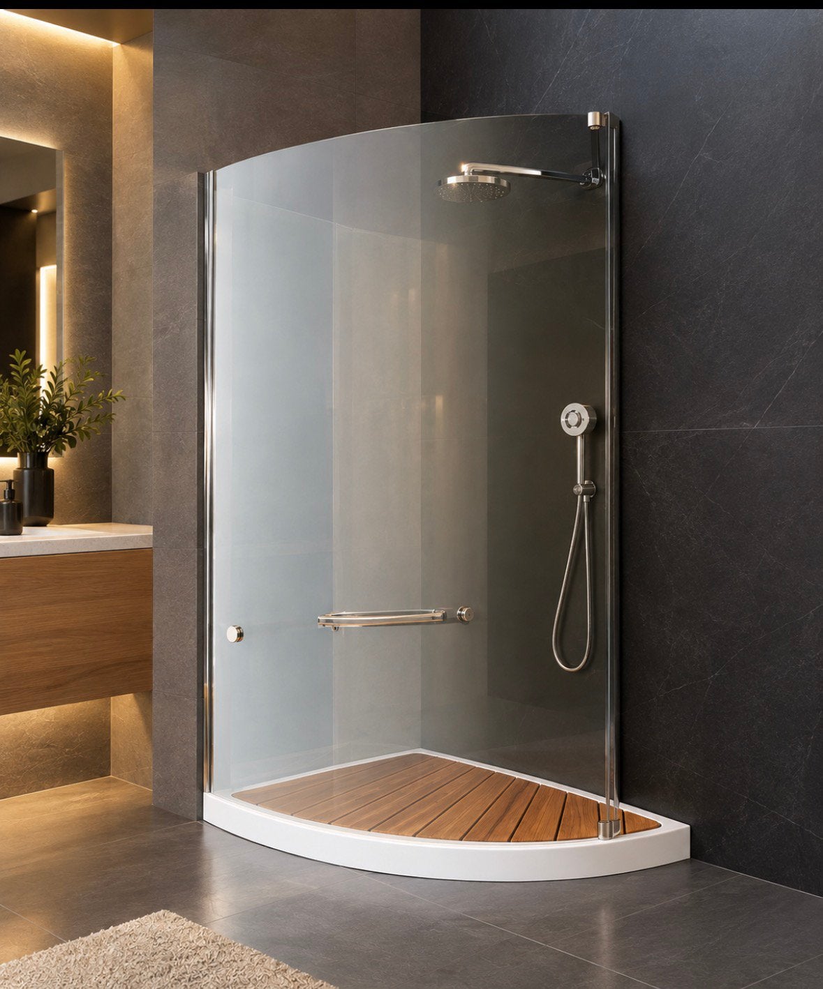 CESANA LUNA 3261 – Italiaanse luxe walk-in douche – NIEUW, Ophalen, Zo goed als nieuw