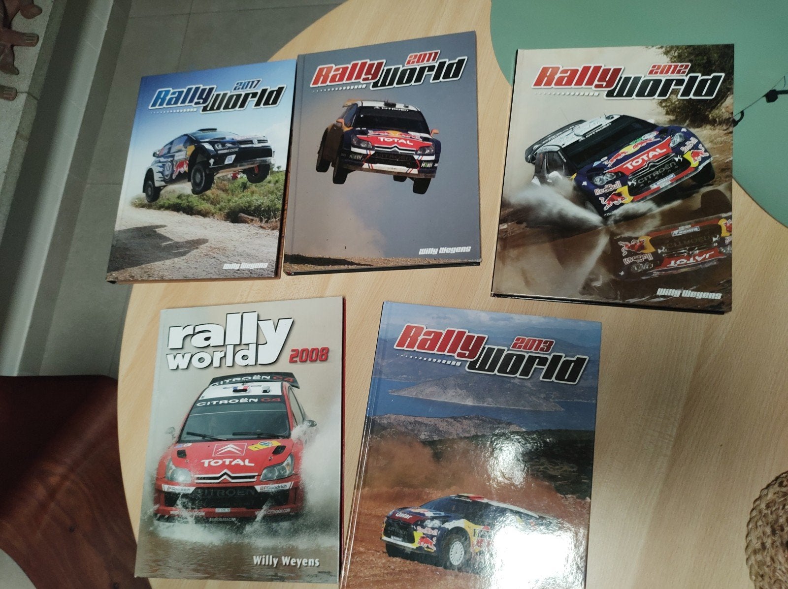 rallyworld boeken 5 stuks, Boeken, Ophalen of Verzenden