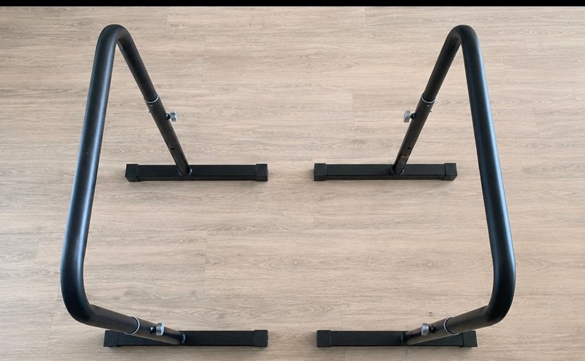 Verstelbare dipbars voor calisthenics en krachttraining, Ophalen of Verzenden, Zo goed als nieuw