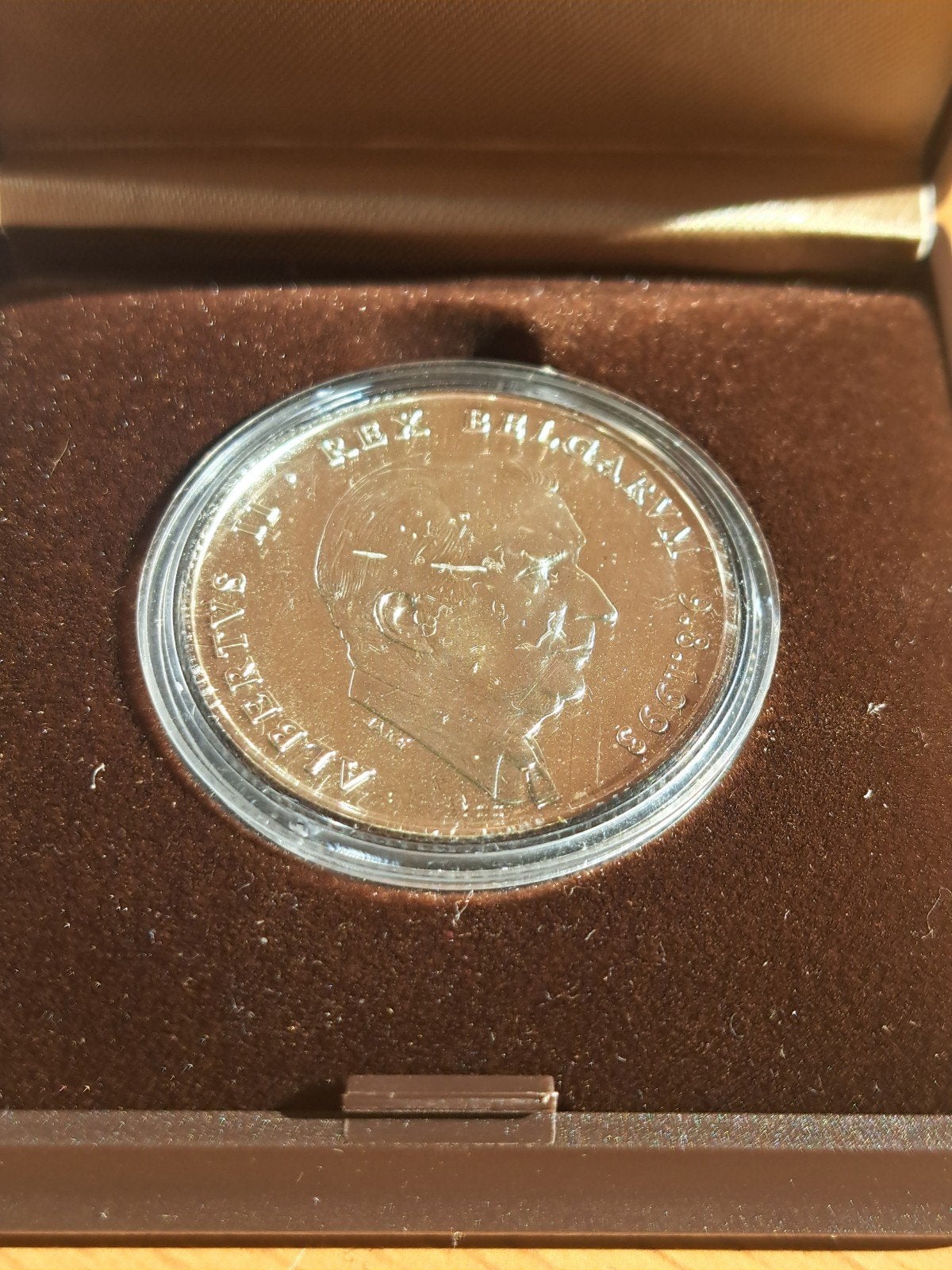 médaille Albert II, Timbres & Monnaies, Enlèvement, Argent