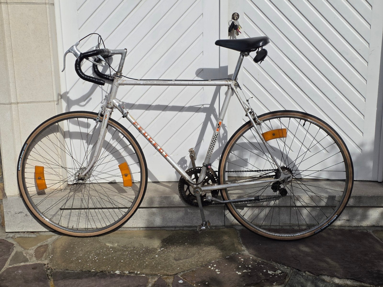Vintage retro Peugeot racefiets koersfiets, Fietsen en Brommers, Ophalen