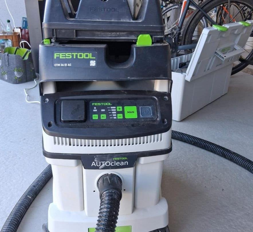 Festool PLANEX LHS 2 225 EQI + CTM 36 EIAC, Ophalen of Verzenden, Gebruikt, Zaag, Festool