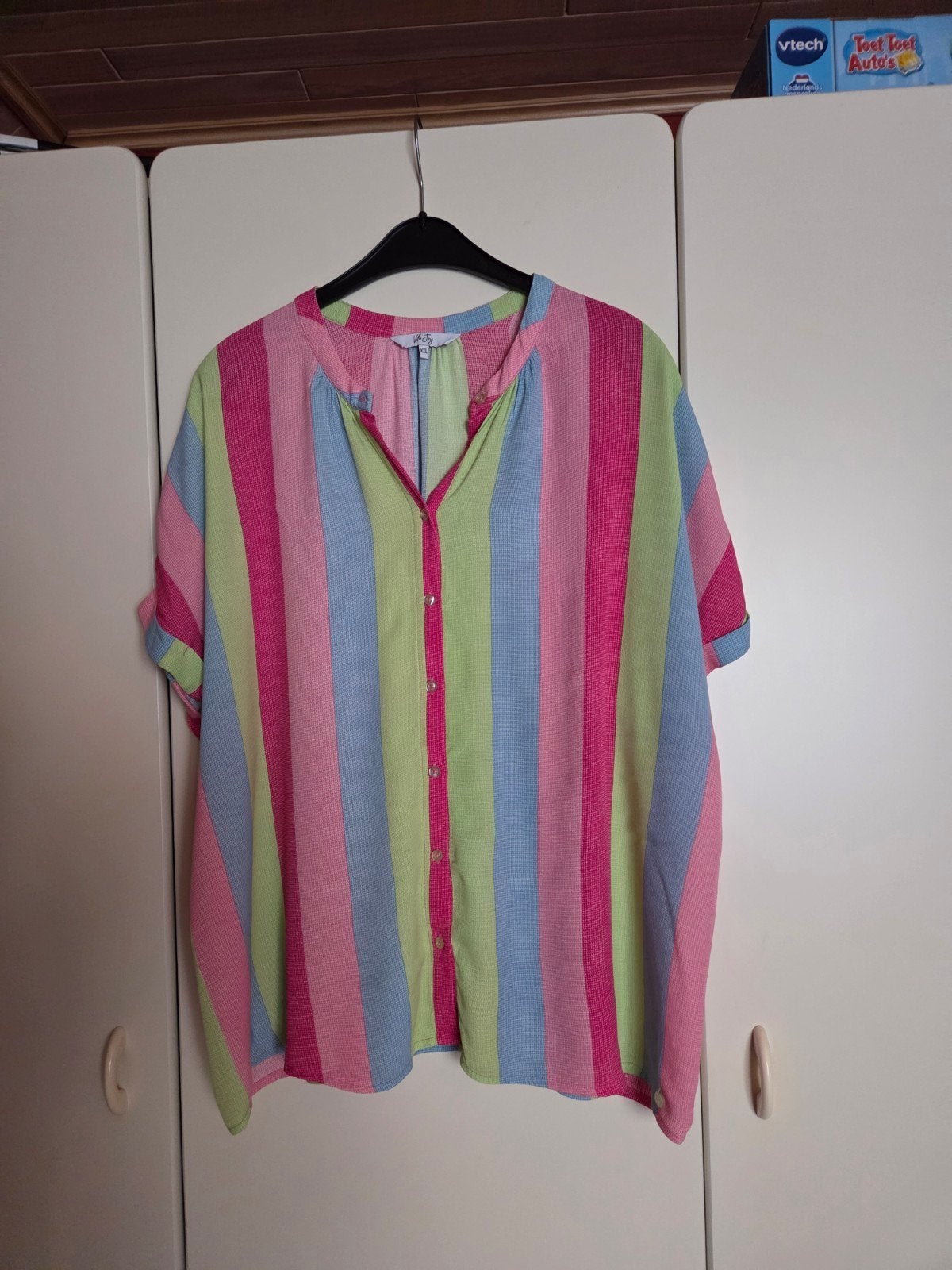 chemisier d'été multicolore Villa Joy XXL comme neuf, Vêtements | Femmes, Vila Joy, Enlèvement ou Envoi, Comme neuf, Taille 46/48 (XL) ou plus grande