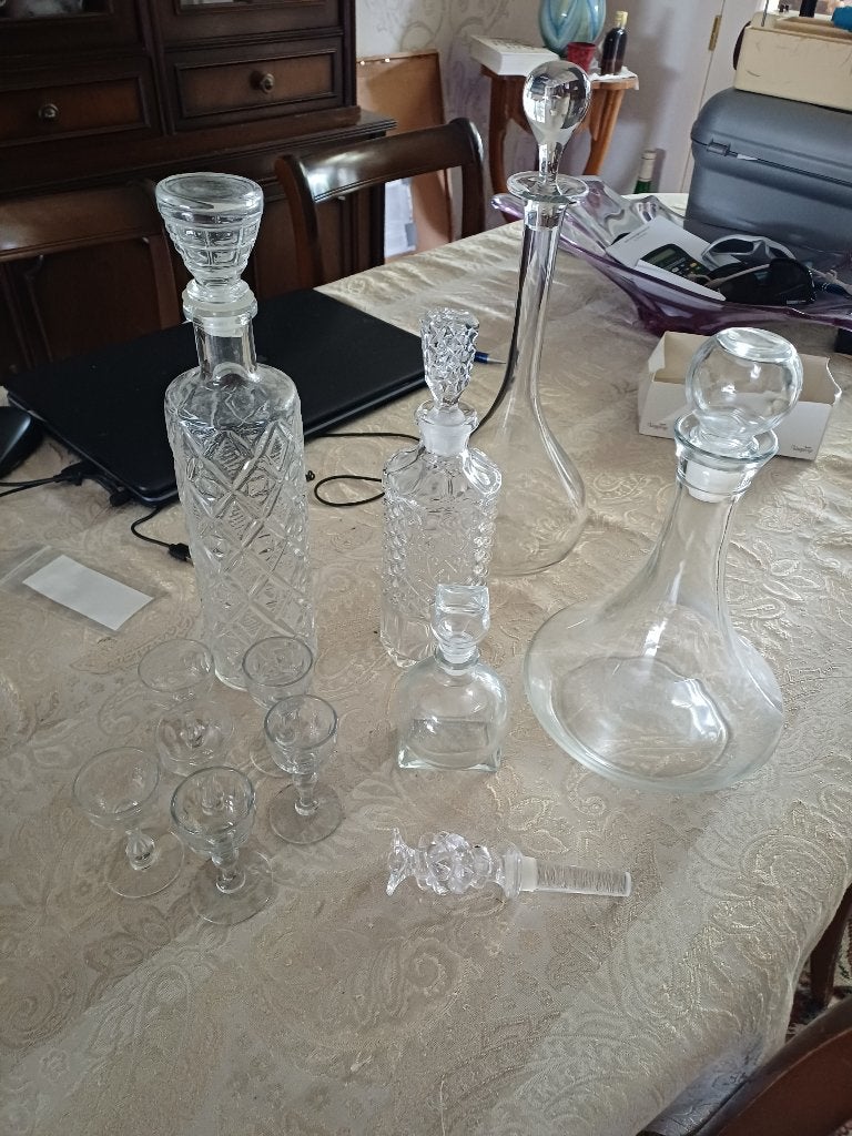 Vintage partij glaswerk, Antiek en Kunst, Ophalen