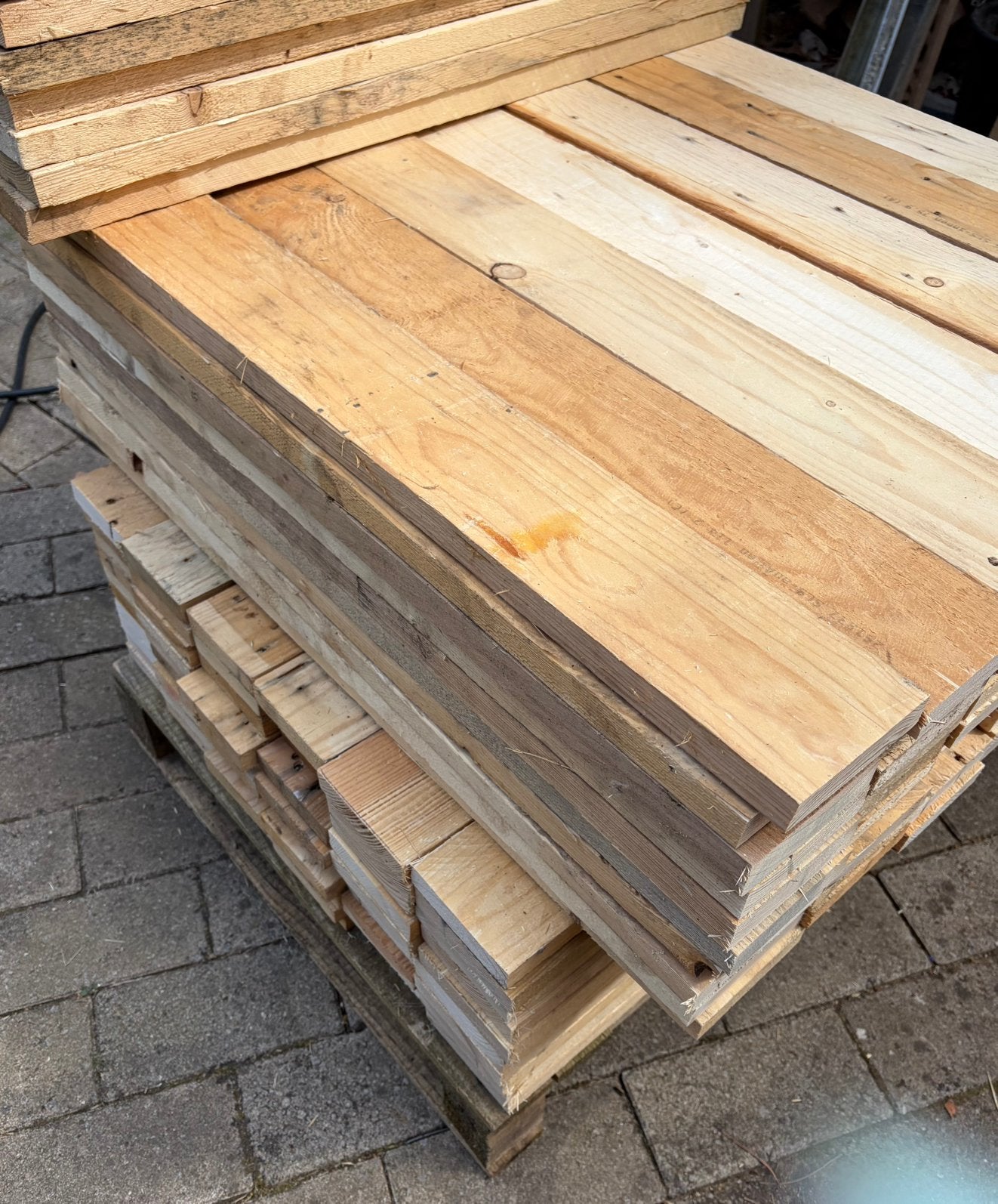 Te koop Planken, Tuin en Terras, Palen, Balken en Planken, Ophalen, Zo goed als nieuw