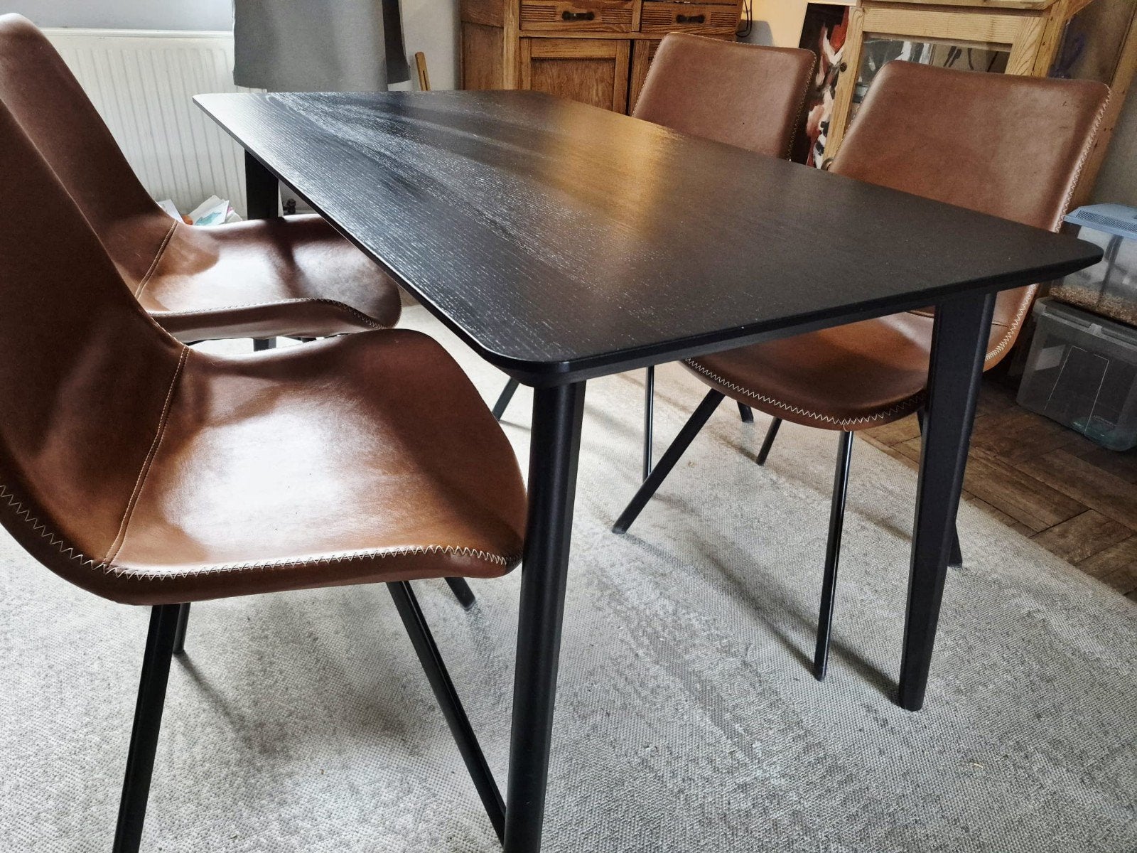 Table et 4 chaises, Huis en Inrichting, Tafels | Eettafels, Ophalen, Zo goed als nieuw
