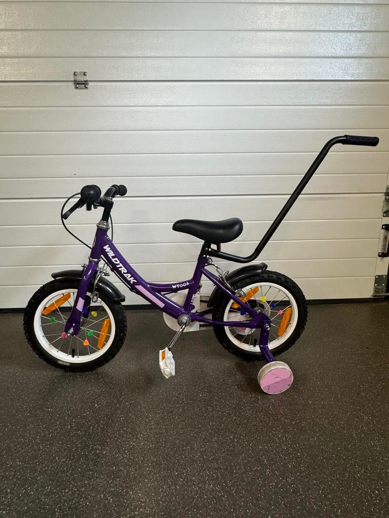 Wildtrak kinderfiets WT005, Fietsen en Brommers, Ophalen, Zijwieltjes, Gebruikt, Velgrem