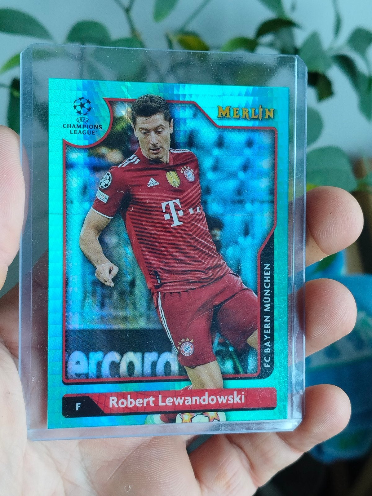 Topps Merlin Robert Lewandowski Bayern München, Ophalen of Verzenden