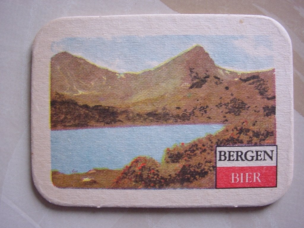 bierviltjes Bergenbier Brouwerij Zeeberg Aalst, Ophalen of Verzenden, Zo goed als nieuw, Viltje(s), Overige merken