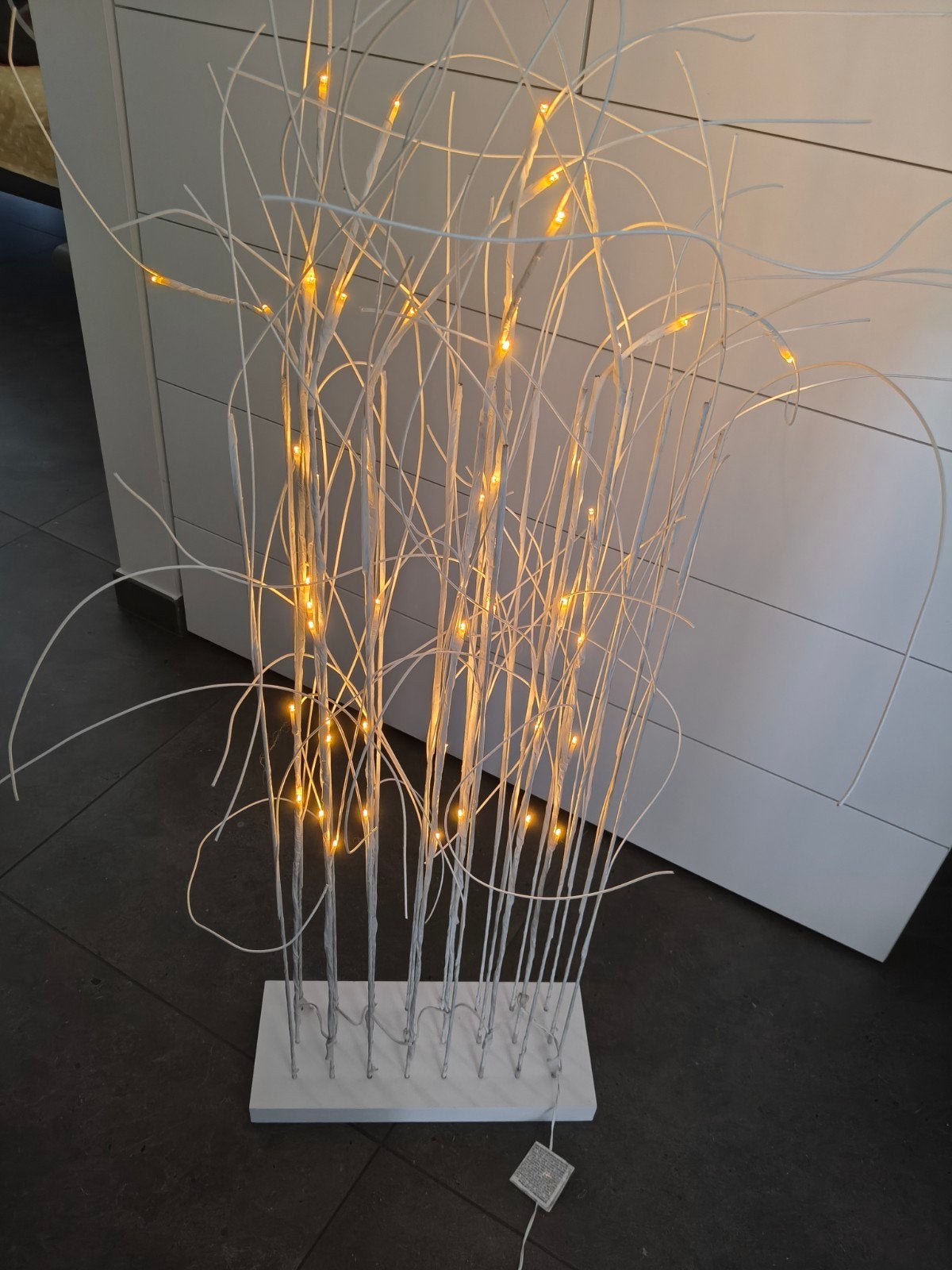 mooie decoratie met lichtjes, Ophalen