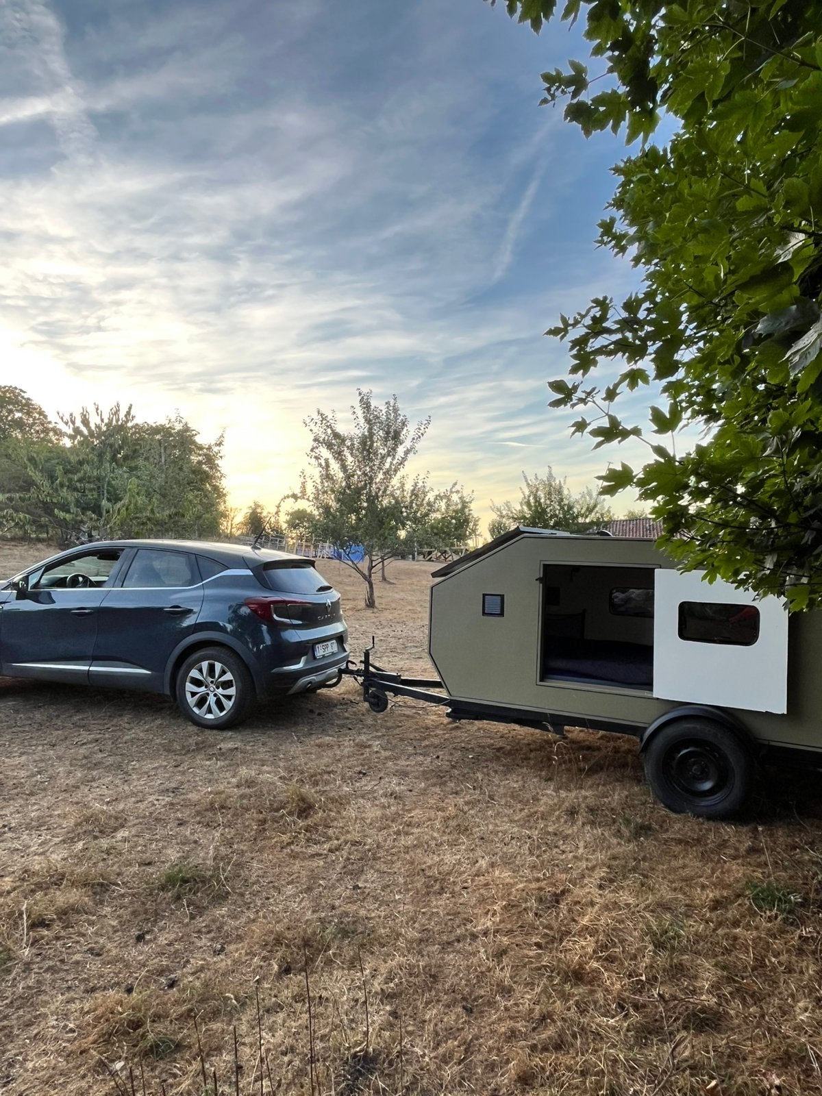 Teardrop / mini-caravane (450kg), Caravans en Kamperen, Particulier, Reservewiel
