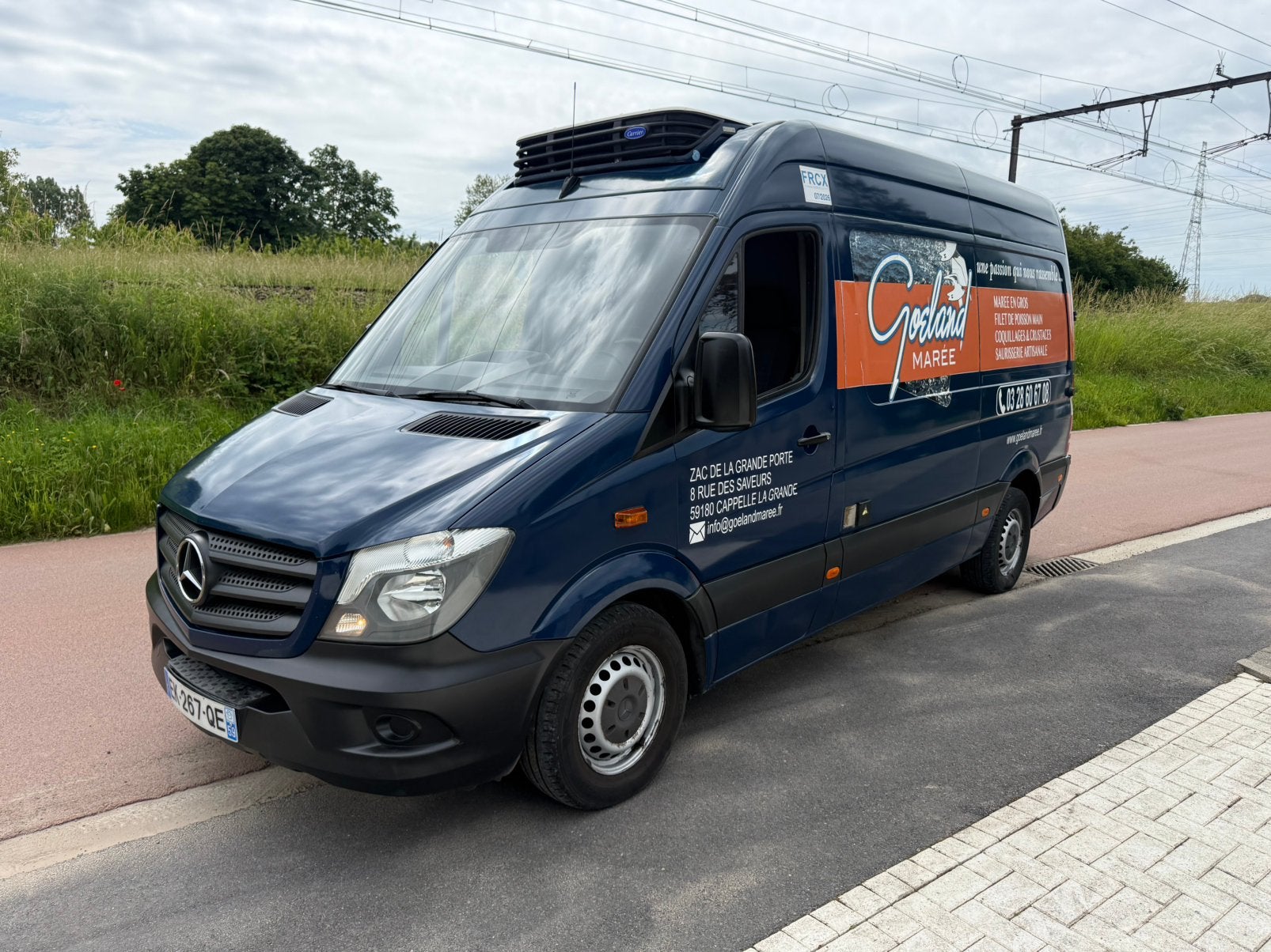 Mercedes-Benz Sprinter 314 Koelkast L2H2, Boordcomputer, 4 cilinders, Blauw, Mercedes-Benz