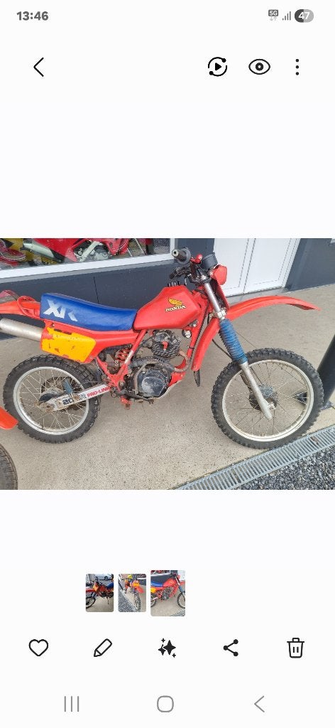 Honda XR 200, Motoren, Occasion, Particulier, 200 cc, 1 cilinder