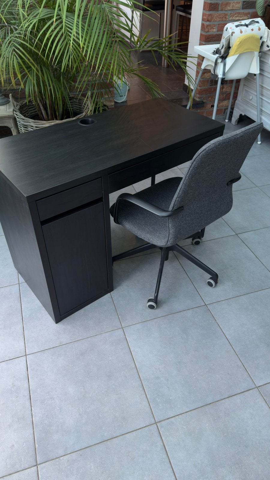 Ensemble bureau et chaise ikea, Huis en Inrichting, Bureaus, Ophalen, Zo goed als nieuw, IKEA
