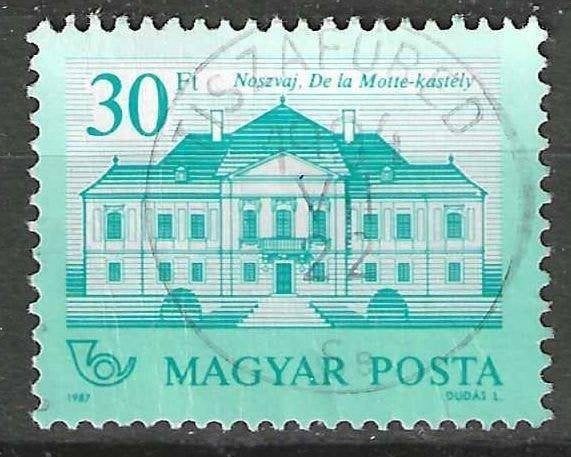 Hongarije 1987 - Yvert 3112 - Kastelen - Noszvaj (ST), Postzegels en Munten, Postzegels | Europa | Hongarije, Verzenden, Gestempeld