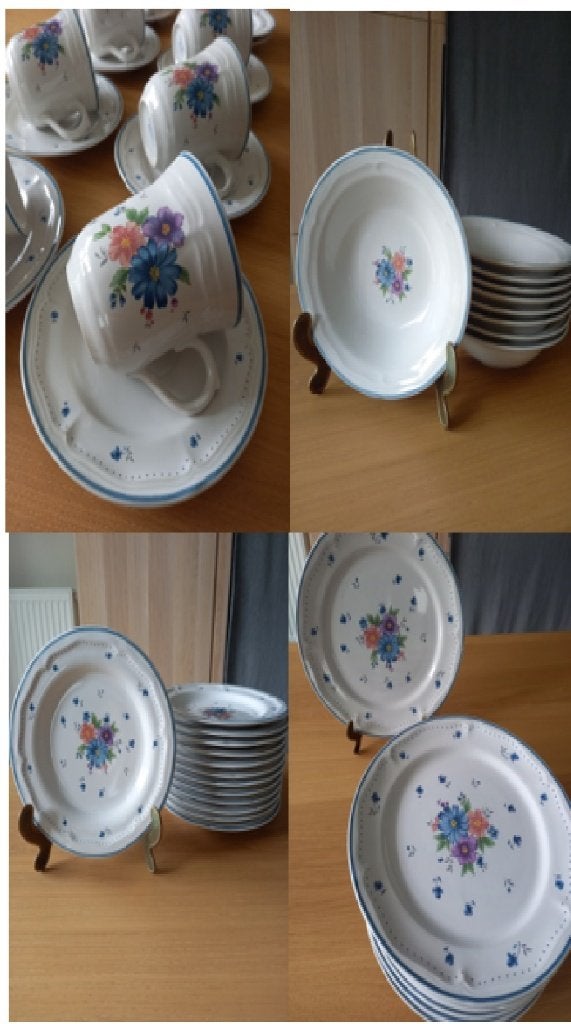 Vaisselle vintage Provincial Bouquet, Maison & Meubles, Cuisine | Vaisselle, Enlèvement, Vintage, Service complet