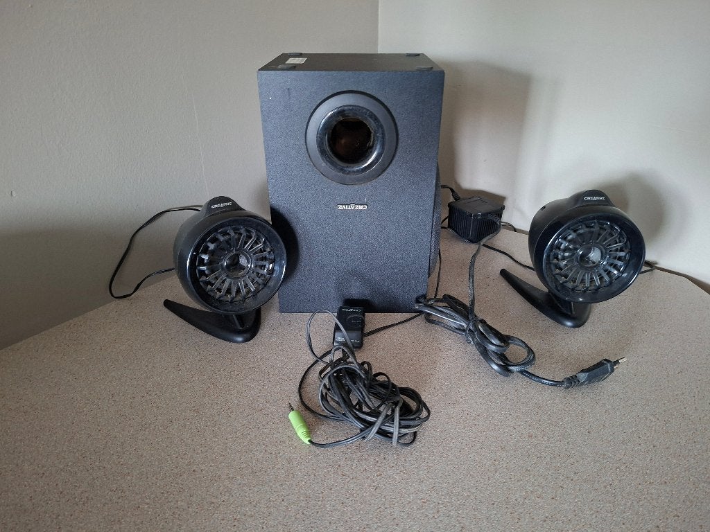 Creative Inspire G3.0 speakerset (2.1) met subwoofer, Computers en Software, Pc speakers, Zo goed als nieuw, Audiokanaal 2.1, Ophalen of Verzenden