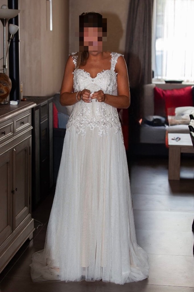 Trouwkleed maat 36/38, Kleding | Dames, Trouwkleding en Trouwaccessoires, Ophalen, Gedragen, Trouwjurk