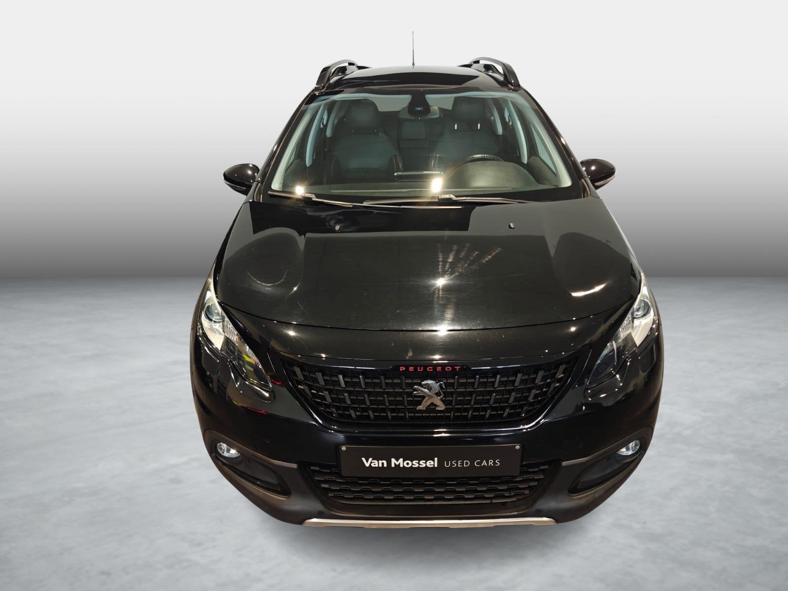 Peugeot 2008 1.2 Puretech 81kW S&S EAT6 GT Line, Auto's, Stof, Zwart, Automatische klimaatregeling, 5 zetels